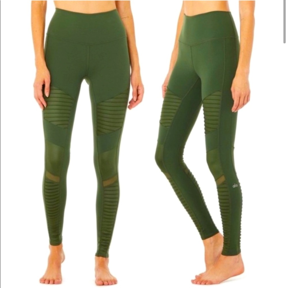 Alo high waisted full length Moto leggings